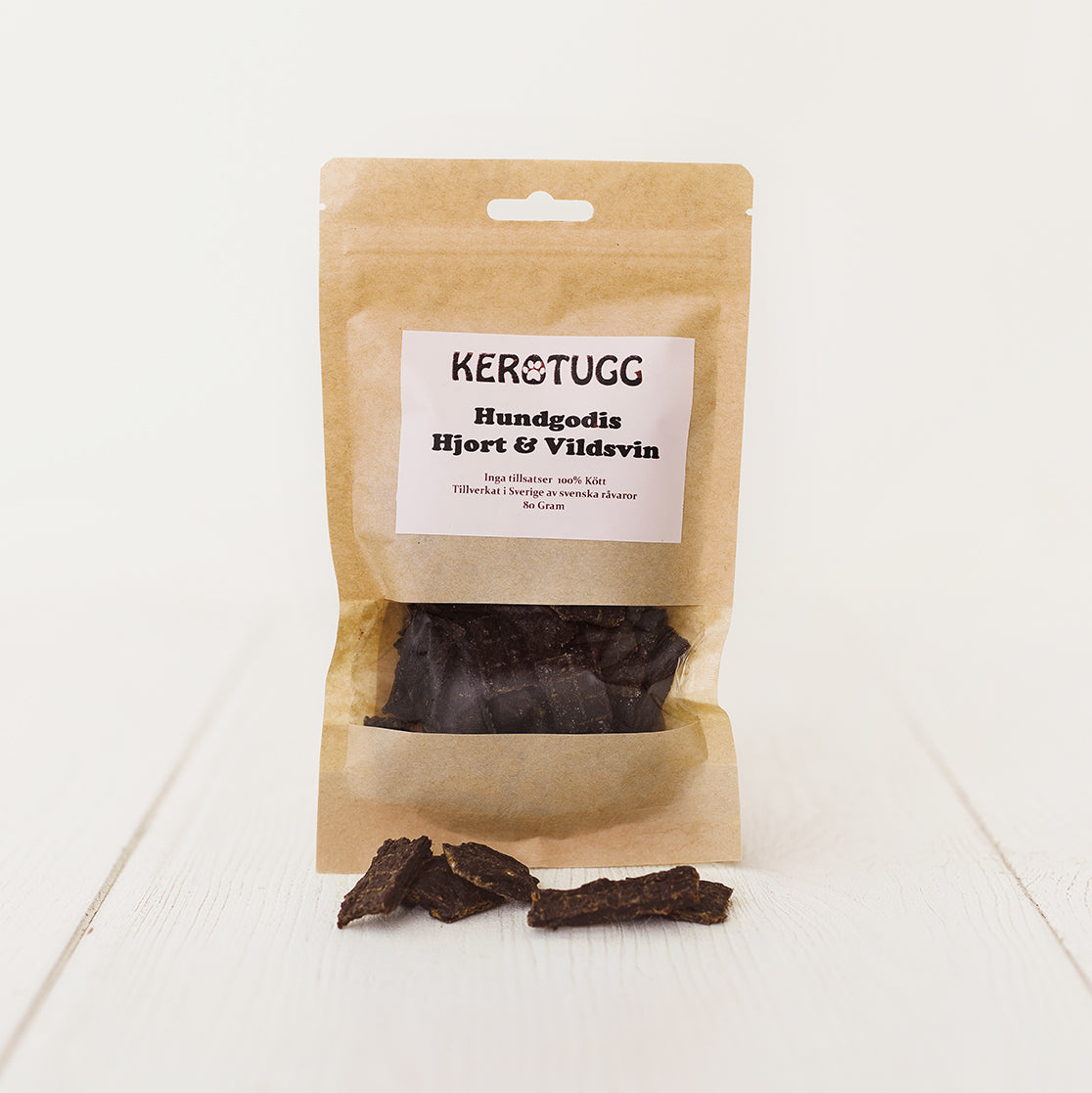 Kerotugg - Hundgodis Hjort & Vildsvin 80g