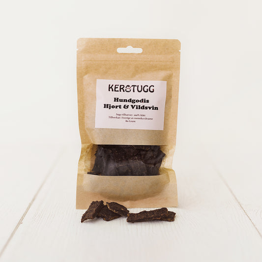 Kerotugg - Hundgodis Hjort & Vildsvin 80g