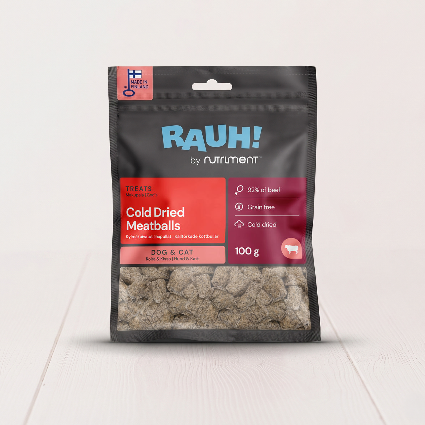 RAUH! by Nutriment - Hundgodis Kalltorkade köttbullar