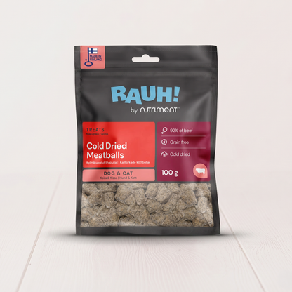 RAUH! by Nutriment - Hundgodis Kalltorkade köttbullar