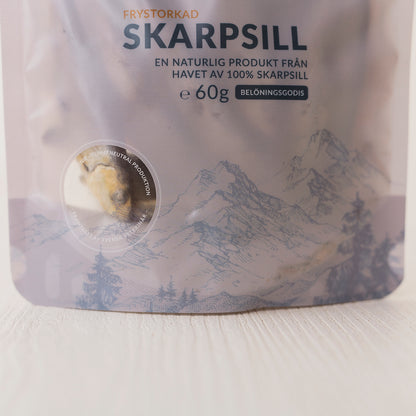 Sund Hundmat - Frystorkad Skarpsill